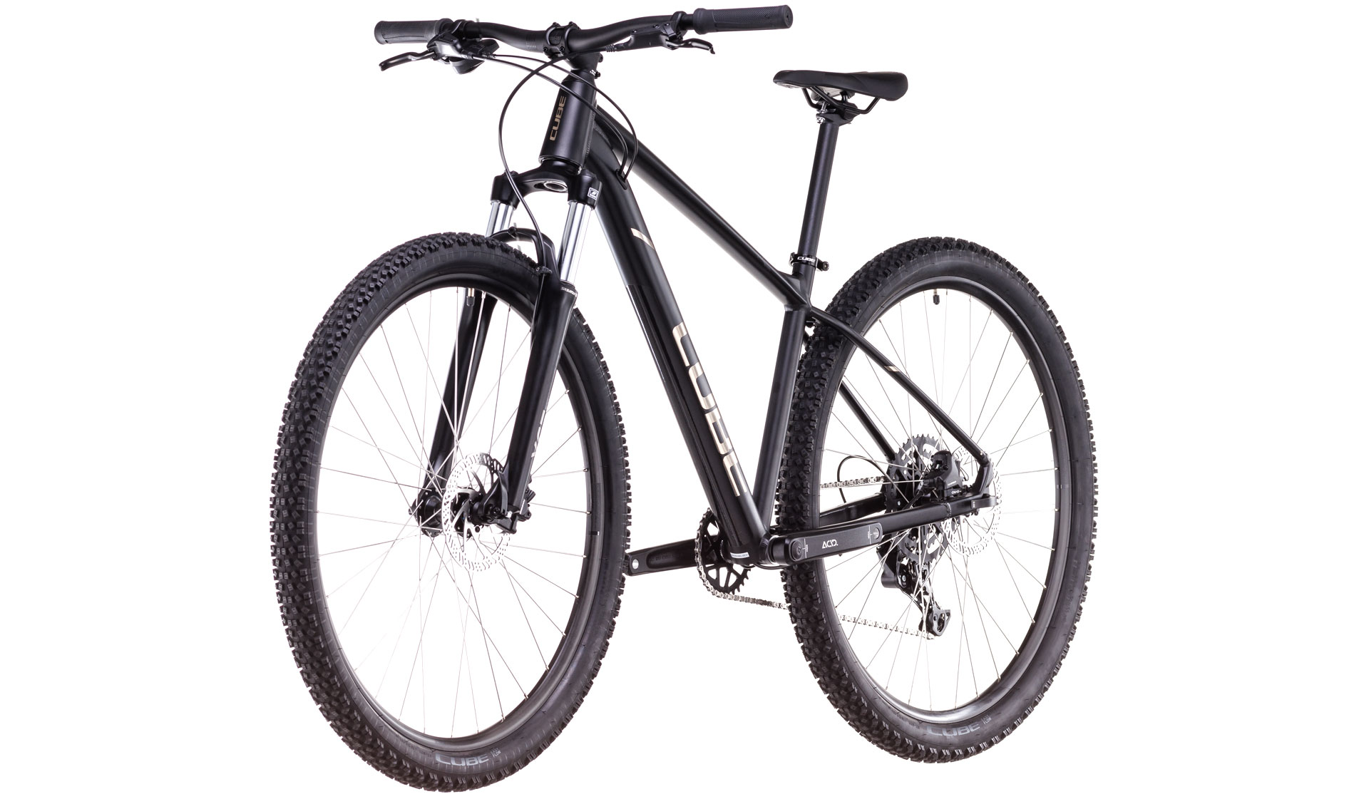 BICICLETA CUBE AIM PRO BLACK SLATEBLACK 2025 - BoostStore