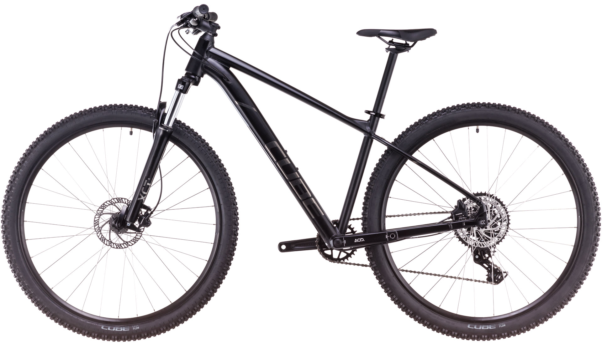 BICICLETA CUBE AIM PRO BLACK SLATEBLACK 2025 - BoostStore